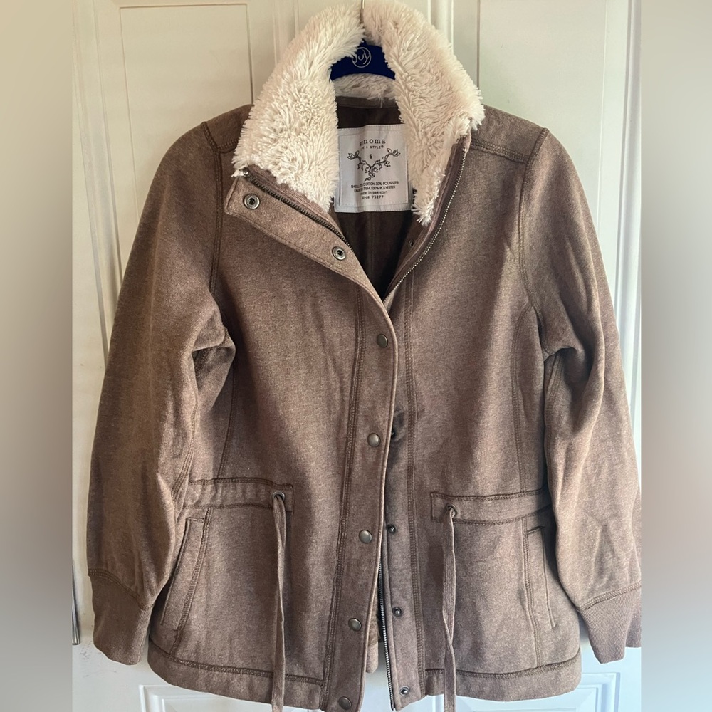 Sonoma taupe light jacket/topper size small